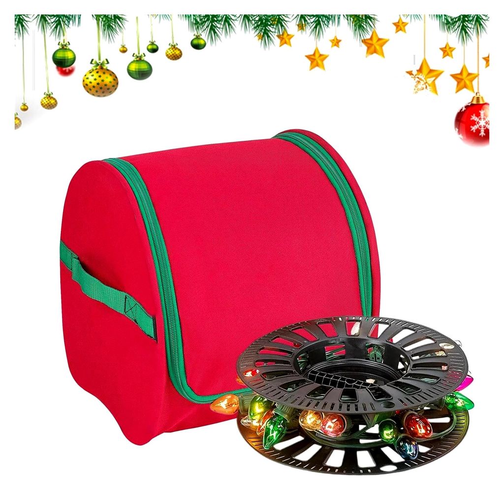 Aufbewahrungstasche für Weihnachtsgirlanden, Organizer für Zuhause, Reisen, Klassenzimmer, Festival, Weihnachtsbaum, Büro, Saison, Garten, Dekor...
