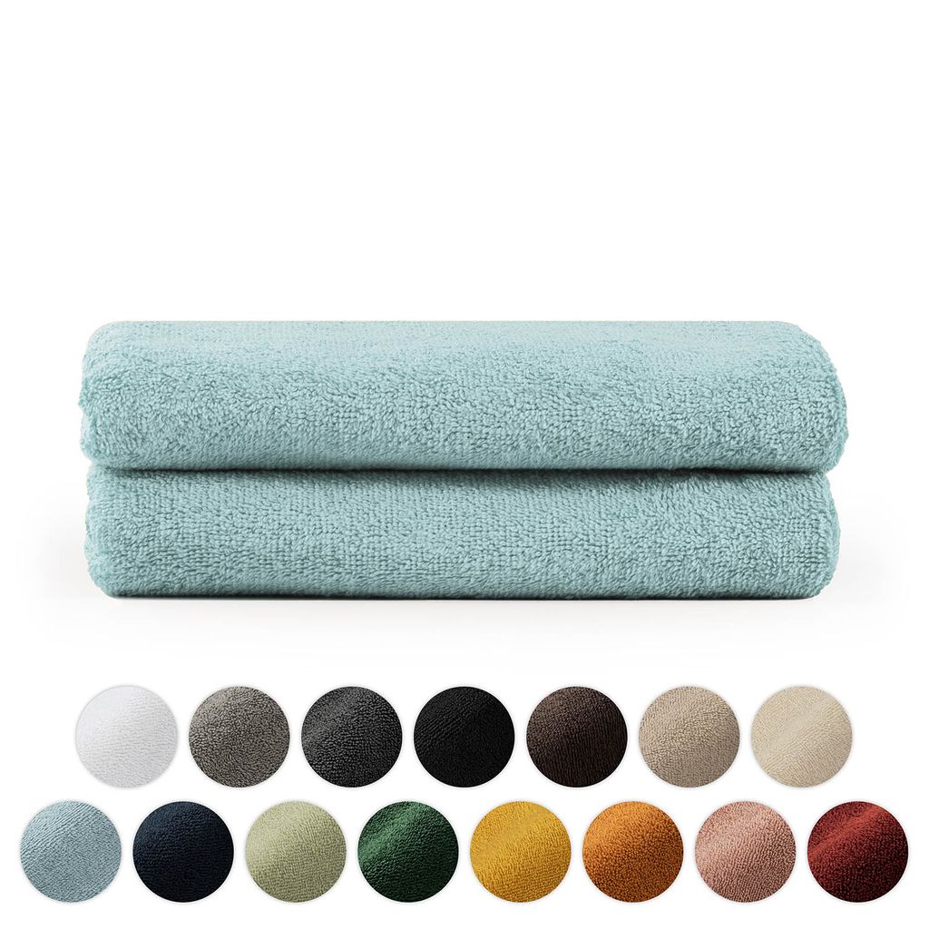 Set di asciugamani in spugna premium Blumtal con asole per Immagine del prodotto 