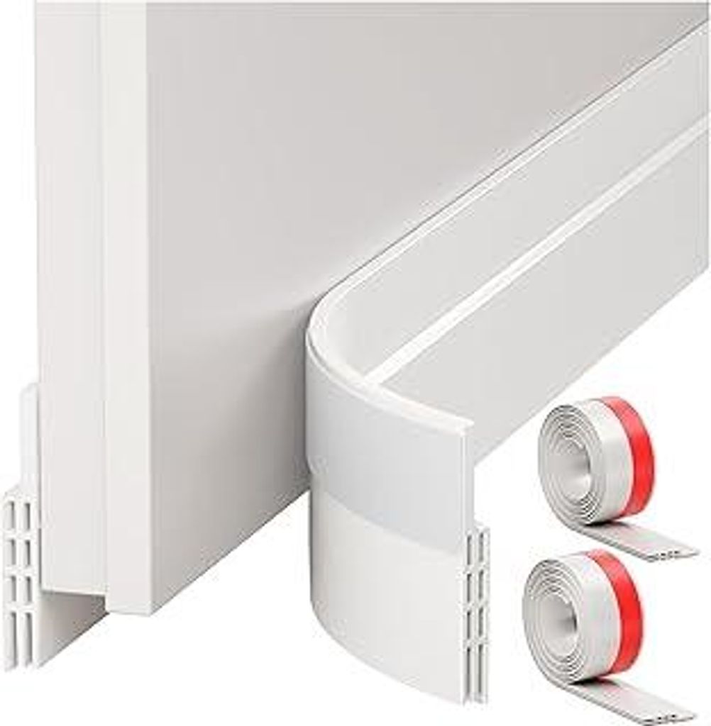 2 Stücke Türdichtung Zugluftstopper Für Türen, Tür Zugluftstopper & Türdichtung Selbstklebend, Schalldichter Türschutz Für Türen, Bürsten...