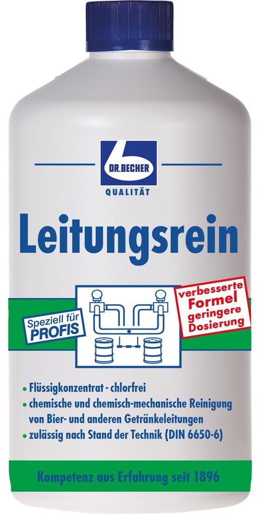 Dr. Becher Bier-Rohr Rein/Leitungsrein 1l Produktbild 