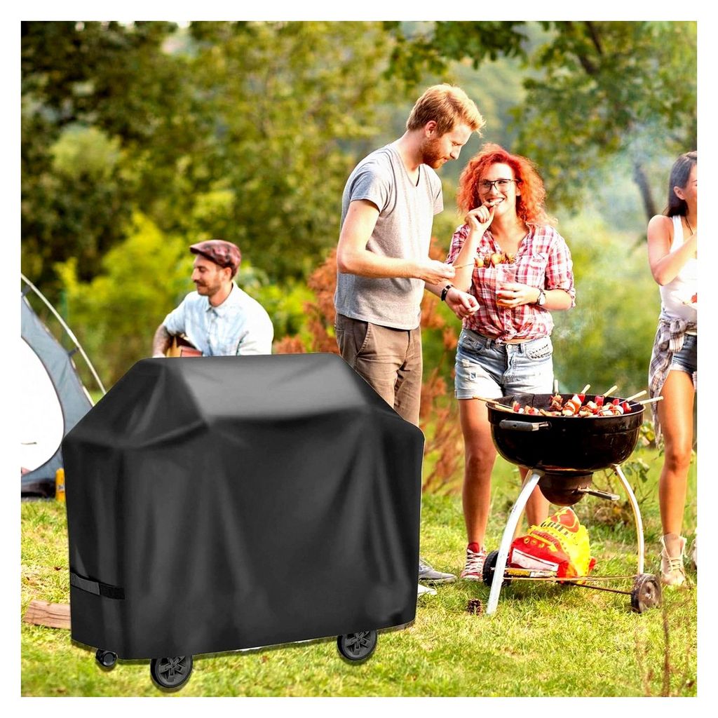 Grillabdeckung aus Oxford-Stoff - wasserdichte Schutzhülle für Grillzubehör im Garten und auf der Terrasse
