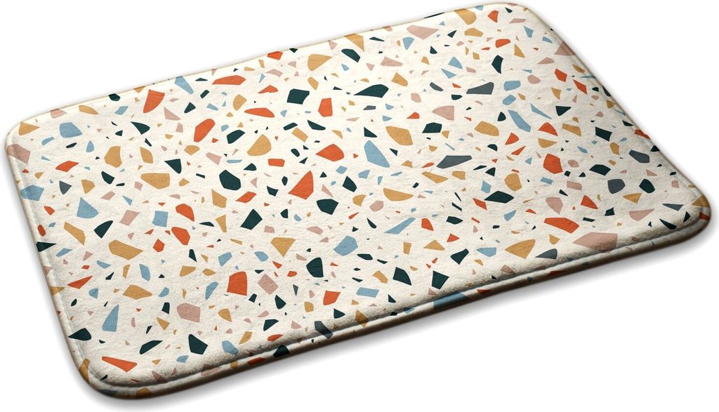 Teppich Wohnzimmer Schlafzimmer Modern - 90 cm x 60 cm - Terrazzo
