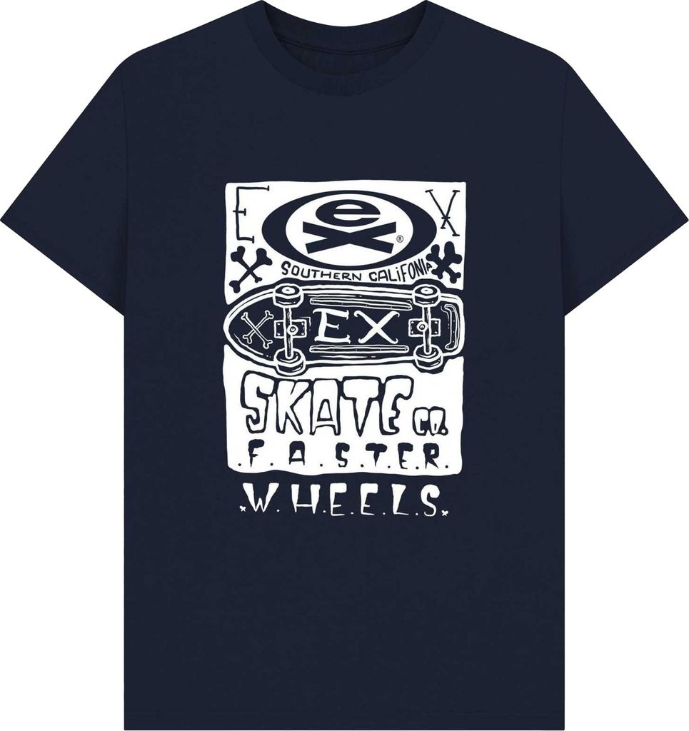 Extreme - "Southern California" T-Shirt für Herren/Damen Uni PN1773 (XS) (Dunkles Marineblau)