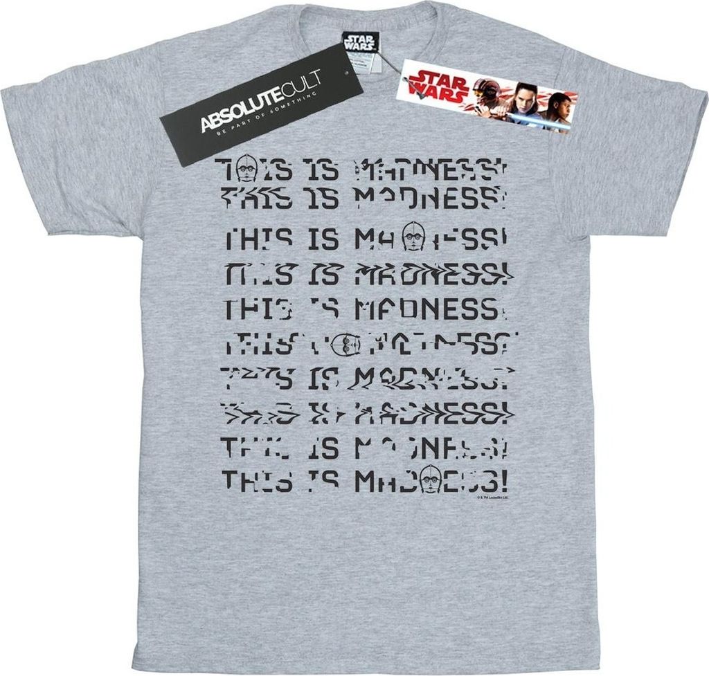 Star Wars - T-Shirt für Herren BI46359 (M) (Grau)