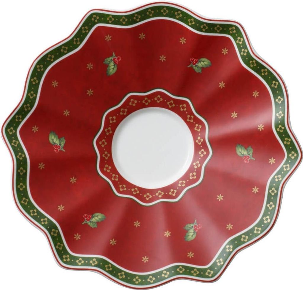 Piattino per tazza di Natale Villeroy e Boch Toy's Delight Immagine del prodotto 