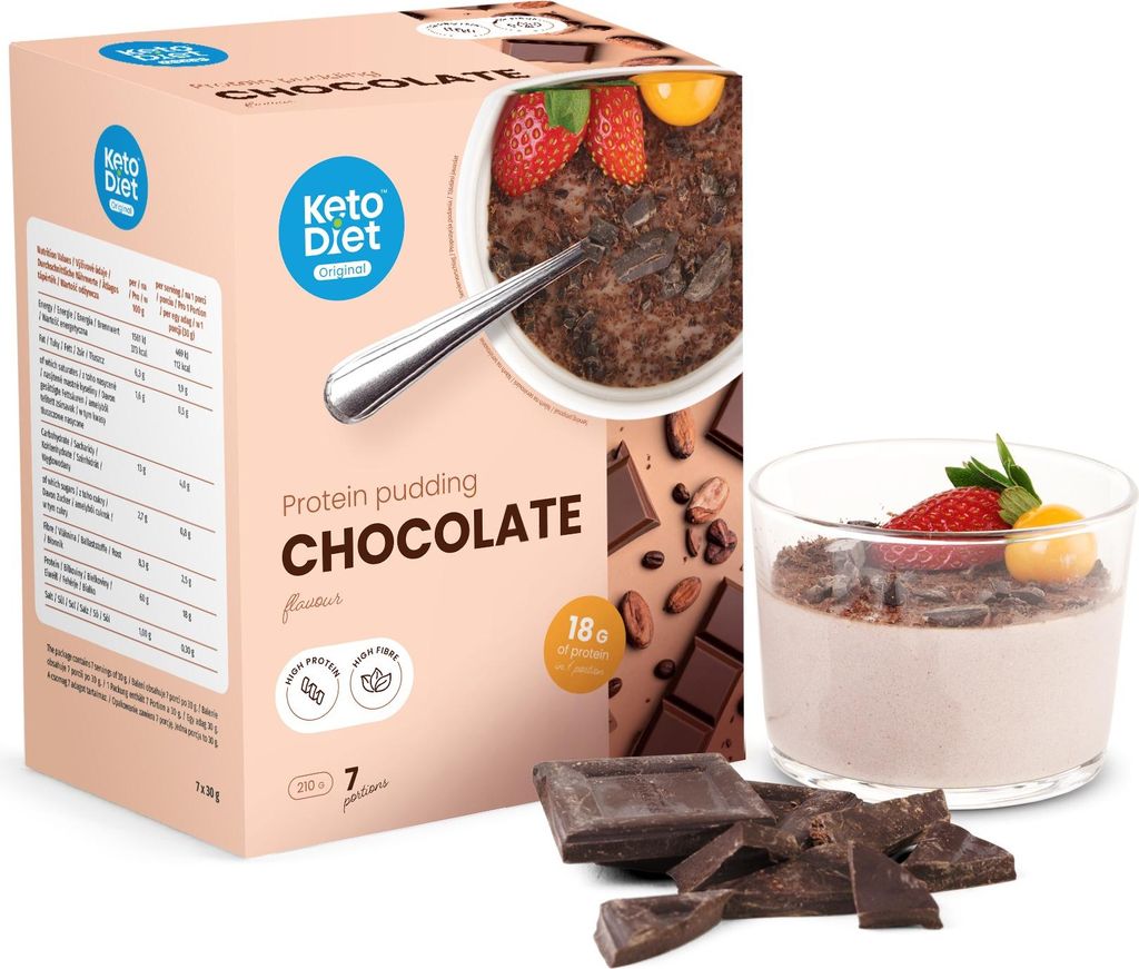 Proteinový pudink - příchuť čokoláda (7 porcí) Obrázek produktu 