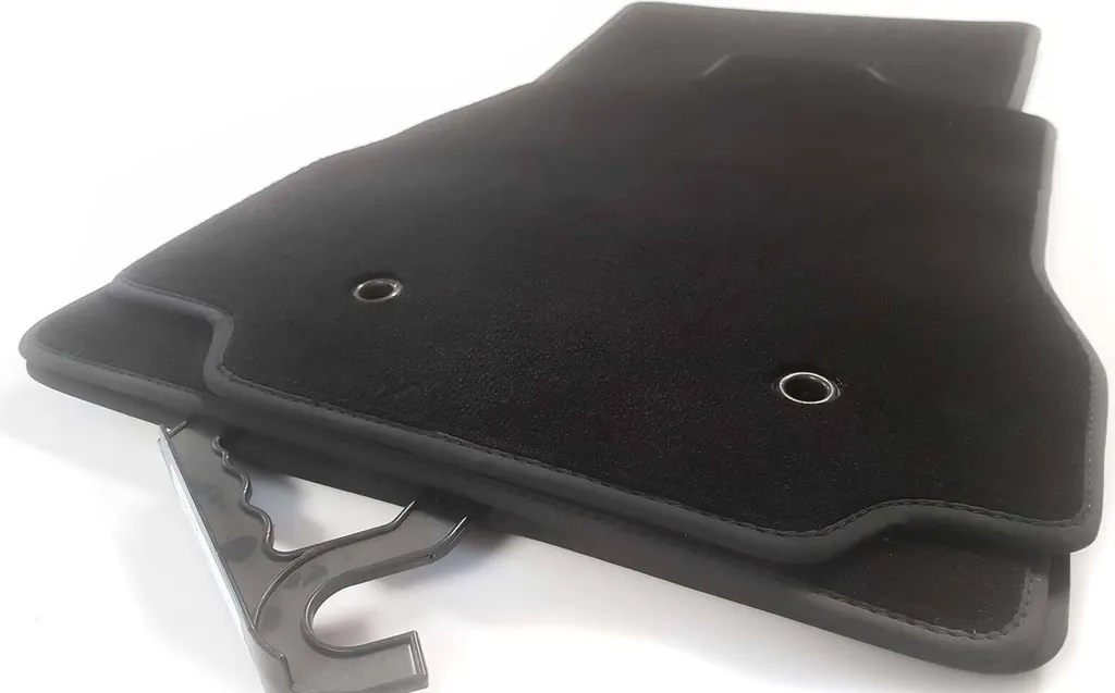 Tappetini Auto Jaguar XF 08-15 Luxury Velour Nero 4 Pezzi