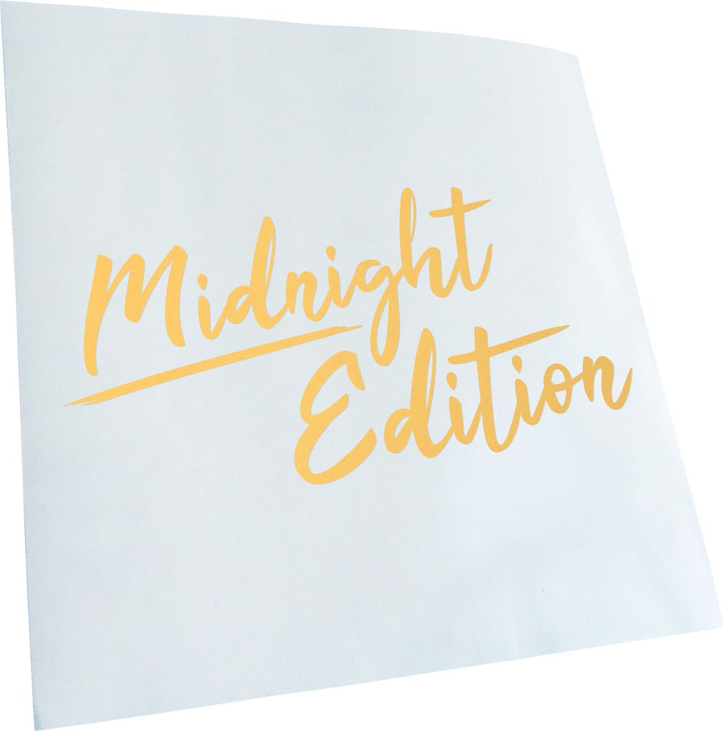 Kiwistar - Autoaufkleber - Midnight Edition - Creme - 60x30cm - Aufkleber für Auto, Laptop, Fahrrad, LKW, Motorrad Mehrfarbig JDM Decal Racing
