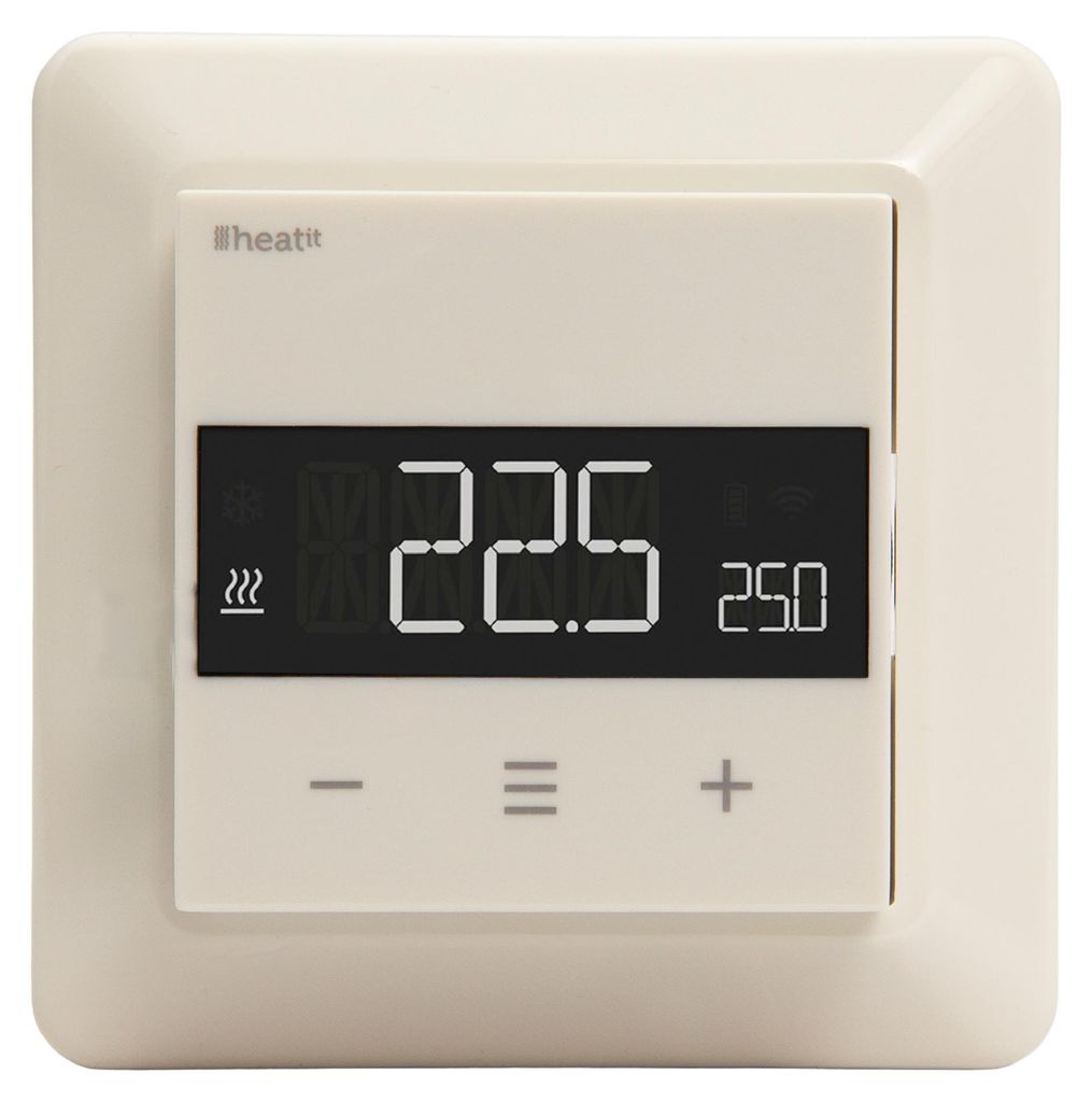 Termostato Z-Wave Heatit Z-TRM6, colore bianco RAL 9010 Immagine del prodotto 