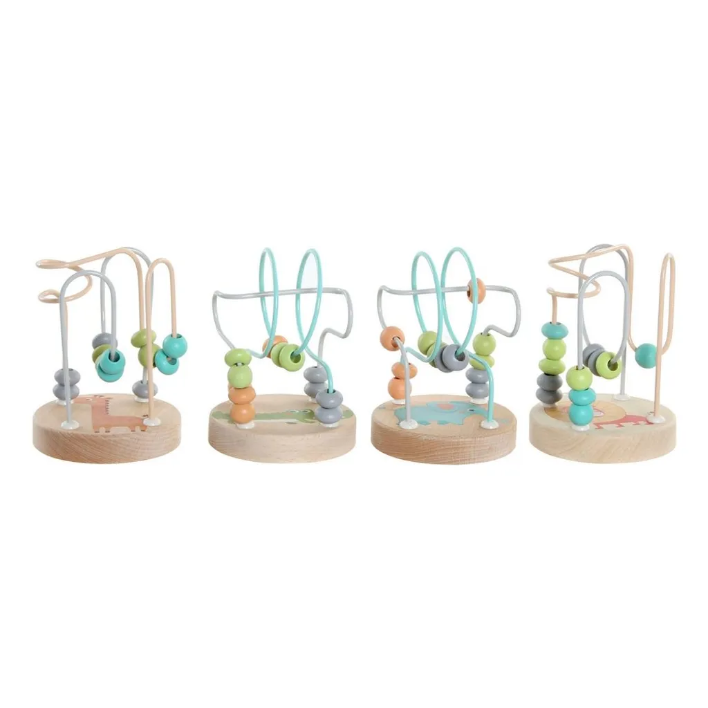 Jouet éducatif bois pour activité Montessori - 4 Blocs DKD Home Decor