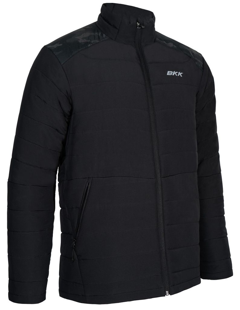 BKK Quilted Jacket-Black/Camo - Angeljacke, Größe:XL