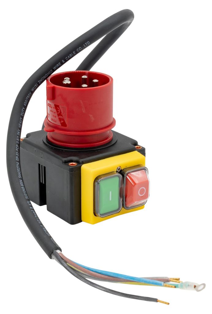 Schalter Stecker mit CEE-Stecker 400V für Holzspalter Produktbild 