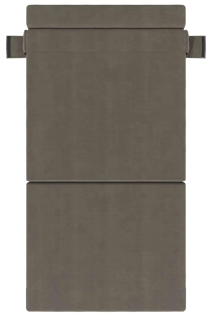 Lit d'appoint pliable gain de place pour studio 190x70 cm vidaXL gris