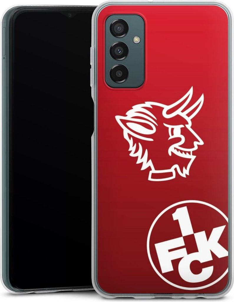 DeinDesign Handyhülle für Samsung Galaxy M13 4G Silikon Hülle Case Smartphone Schutzhülle 1. FC Kaiserslautern Offizielles Lizenzprodukt Teufel