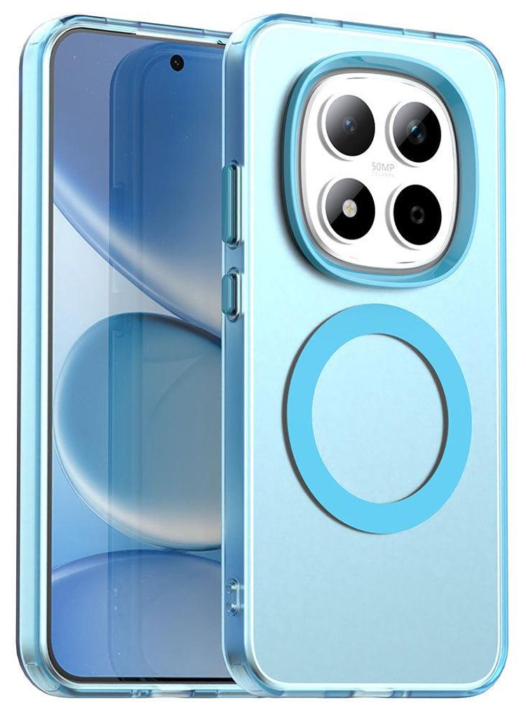 Handyhülle für Xiaomi Redmi Note 15 Pro 5G, Techsuit CandyCase MagSafe, Blau