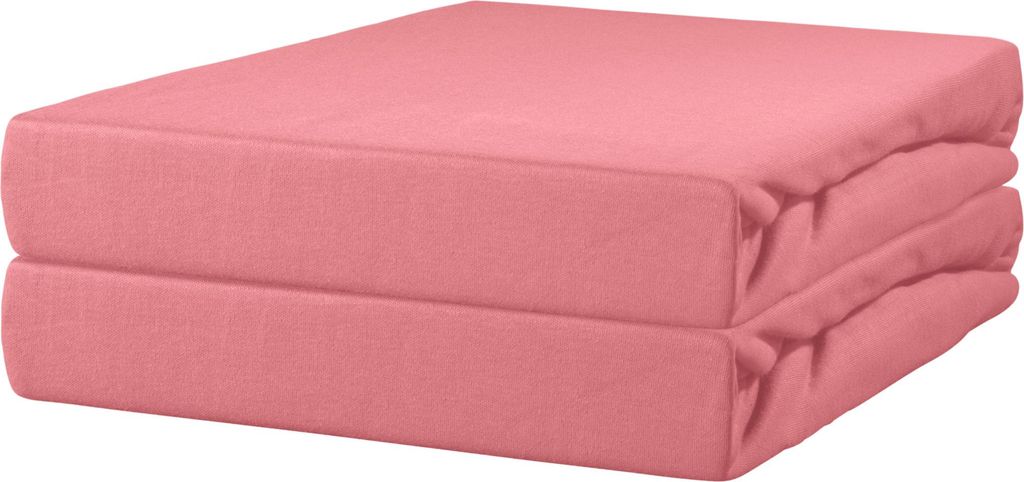 Erwin Müller Spannbettlaken Nürnberg" 2er-Pack altrosa 90x190 cm - 100x200 cm"