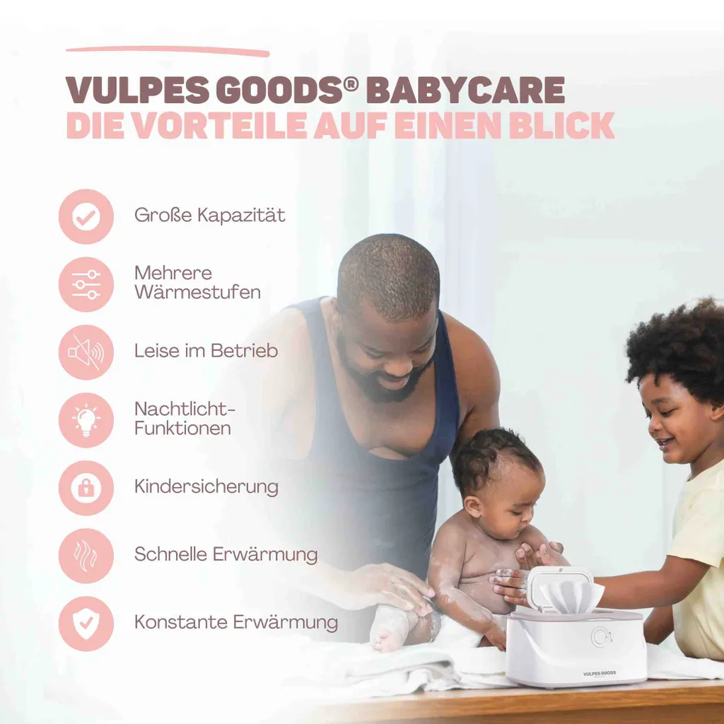 Boîte Chauffe-lingettes Bébé à Température Constante et Veilleuse