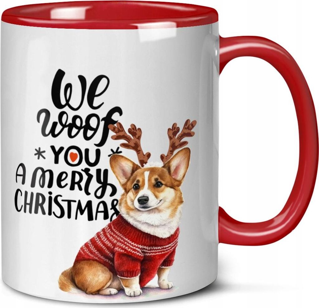 Weihnachtstasse mit einem Welsh Corgi als Geschenk: Hundemama, Hundevater, Hundesohn