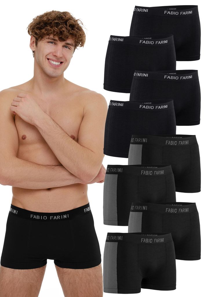 Fabio Farini - 8 Stück Herren Unterhosen - Männer Produktbild 