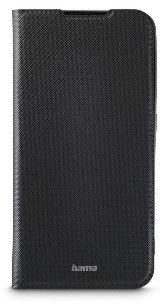 A black smartphone case is shown against a white background.