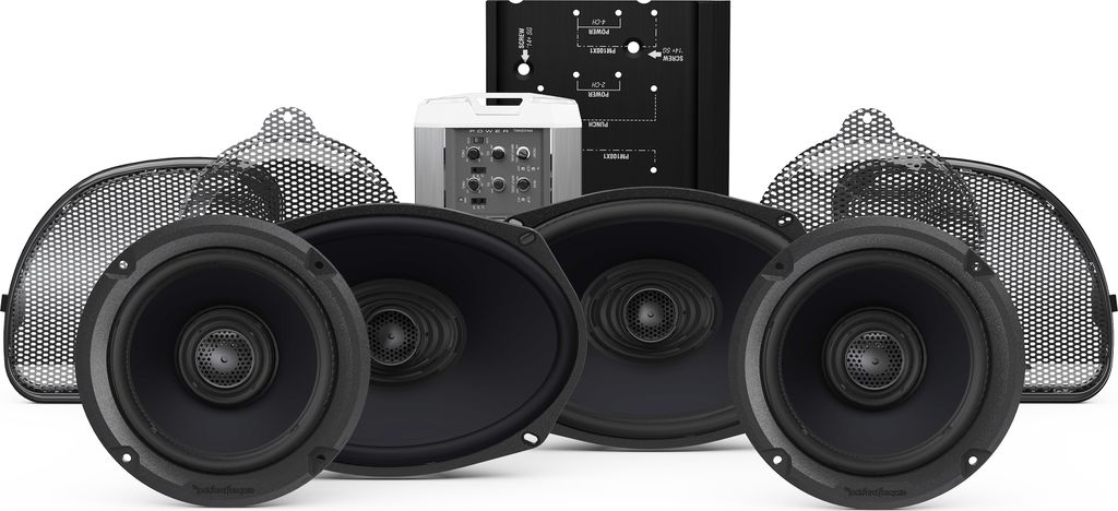 ROCKFORD FOSGATE Lautsprecher Soundsystem mit 150 Watt 75 Watt HD14CVO-STAGE2