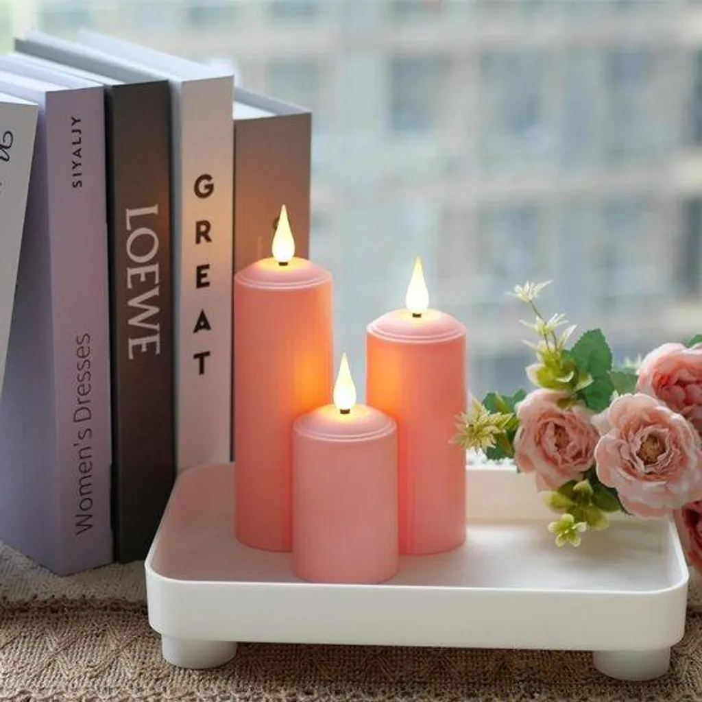 Éclairage d'Appoint Rose Rechargeable USB pour Placard et Couloir - x3