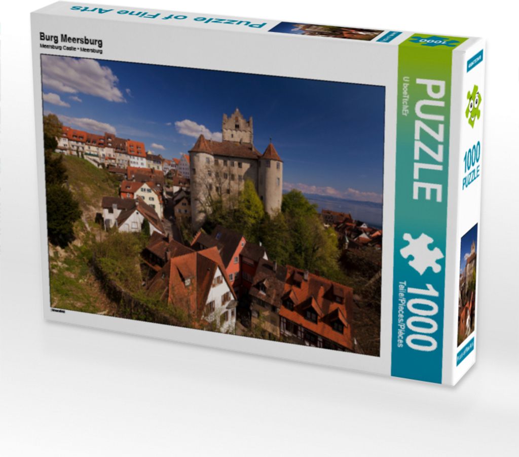 CALVENDO Puzzle Burg Meersburg 1000 Teile Puzzle quer | 1000 Teile Lege-Größe 64x48cm Foto-Puzzle für glückliche Stunden