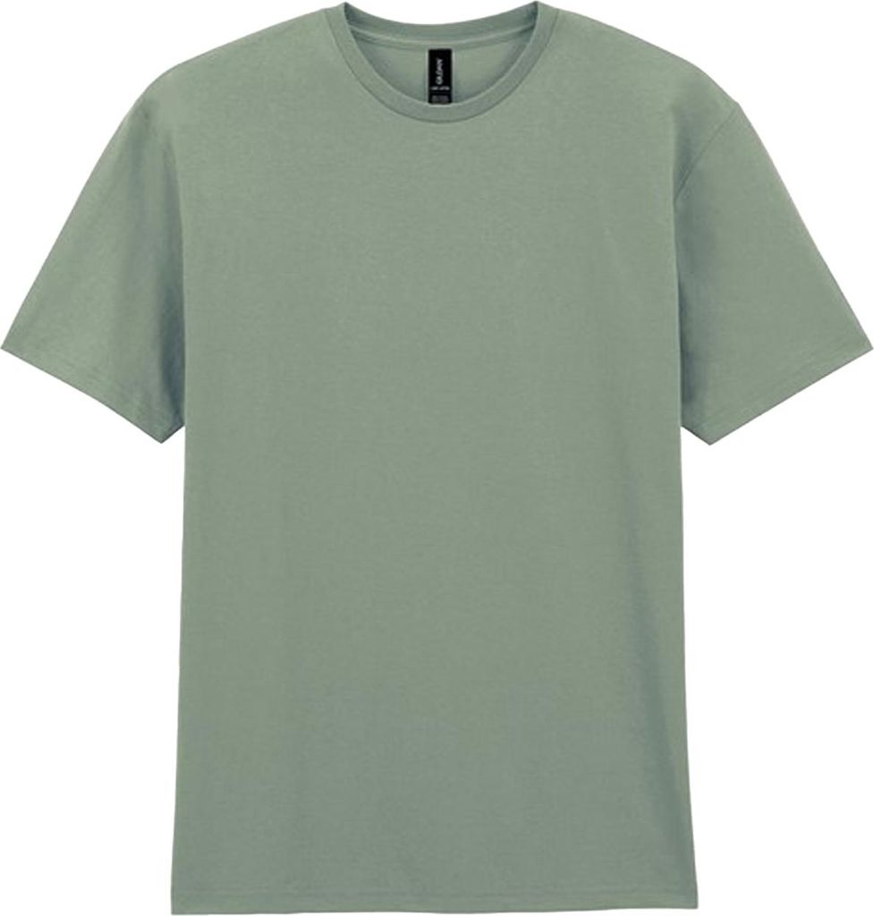 Gildan - T-Shirt für Herren/Damen Uni, Leicht, Baumwolle RW11213 (L) (Salbei)