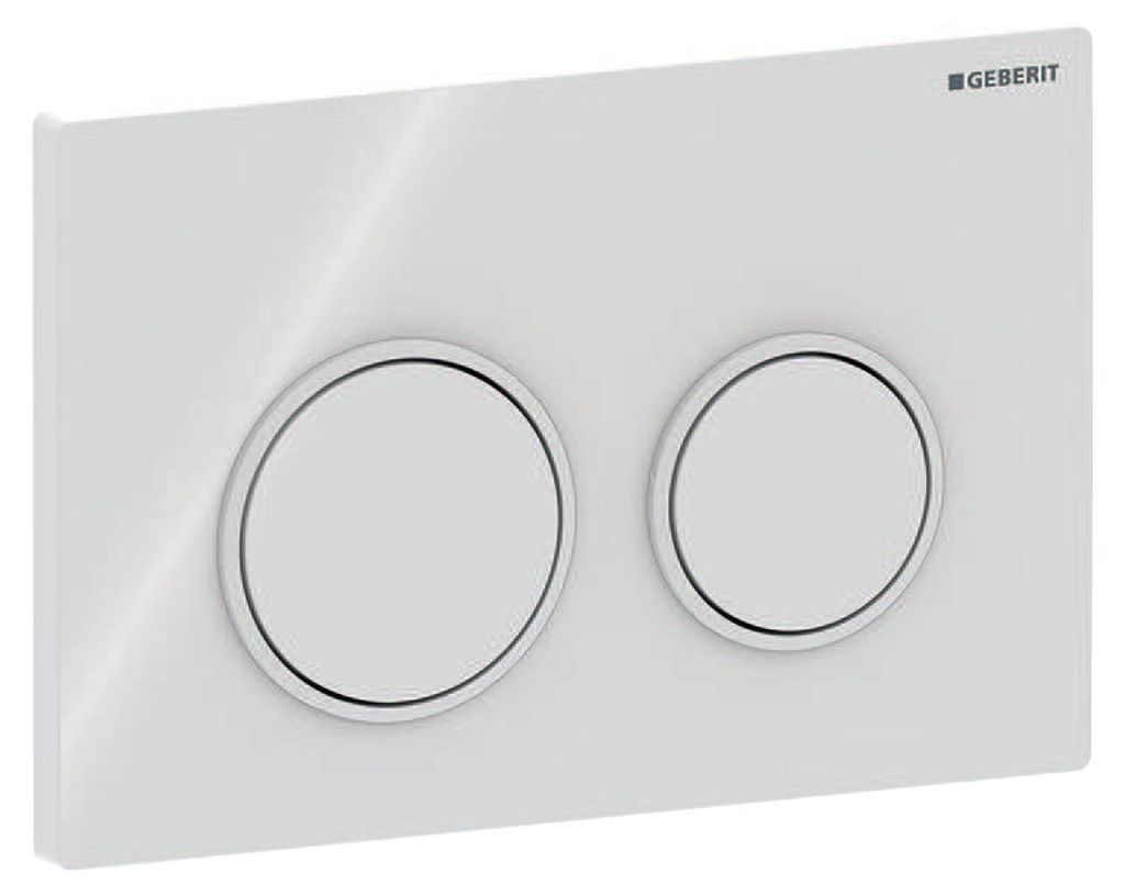Geberit Omega20 Plaque de déclenchement, pour rinçage à 2 Immagine del prodotto 