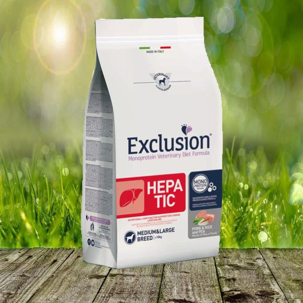 Exclusion Hepatic Schwein, Reis & Erbse Medium/Large