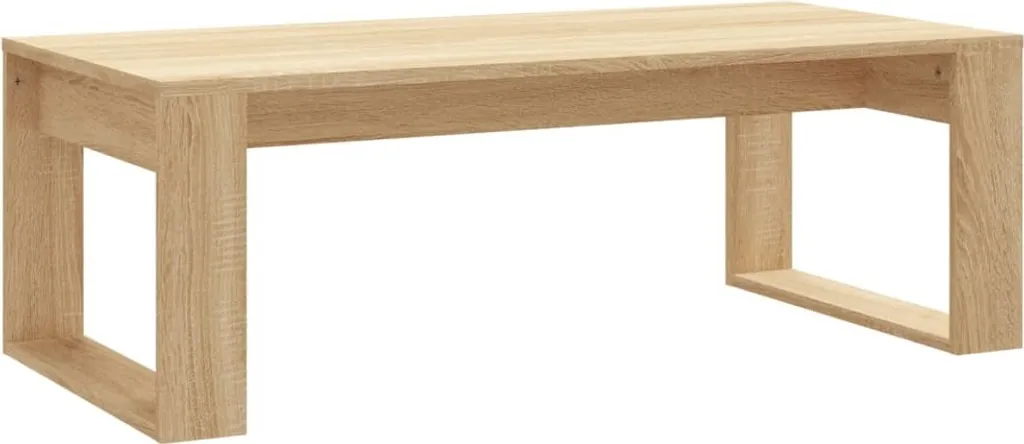 SYFAX™ Tavolino da Salotto Rovere Sonoma 102x50x35cm Legno Multistrato