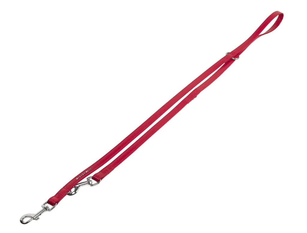 Laisse de promenade Nobby Crystal rouge 200 cm - idéale pour l'éducation