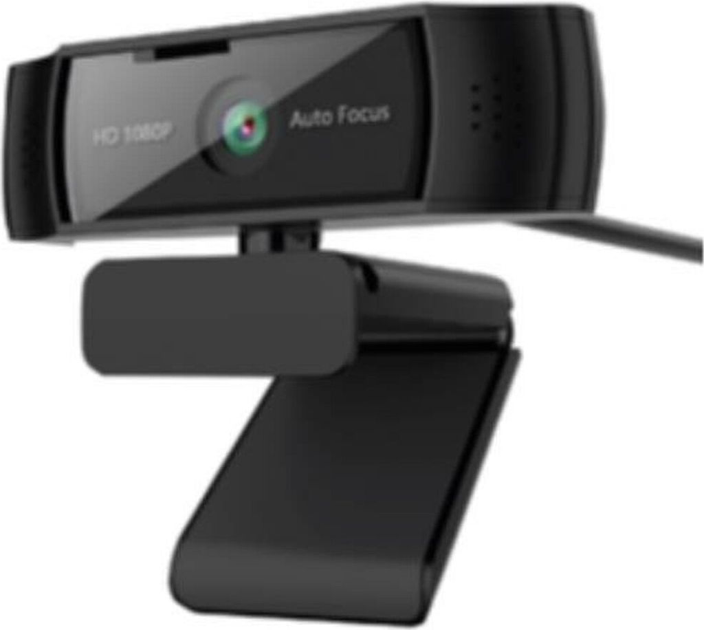 Nilox Webcam NXWCA2K12 2K Schwarz mit Autofokus und USB-Anschluss