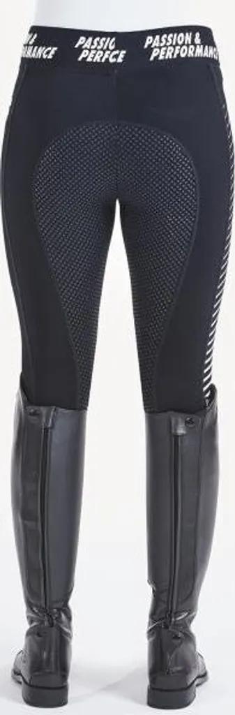 Leggings d'équitation Busse Performance noir FS20 extensible et robuste