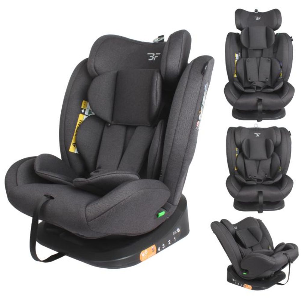 Bebies First Entour Kindersitz i-Size Gruppe 0/1/2/3 Grau – Produktbild 