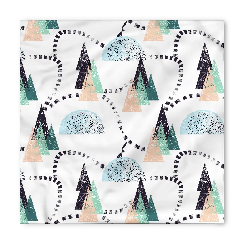 Accessorio Natale Cane ABAKUHAUS Bandana Coniglio Bosco Neve 55cm - 3