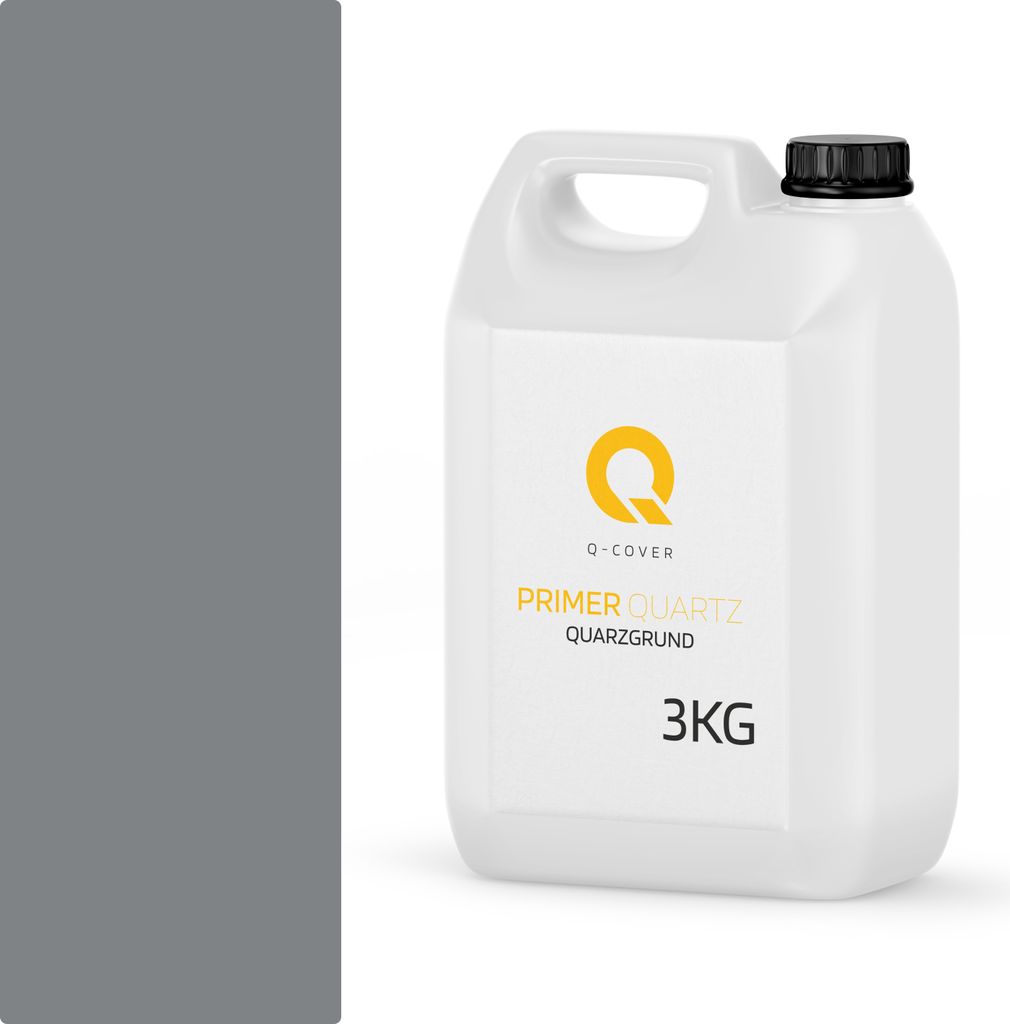 Quarzgrund Für Buntsteinputz | 3kg Silber M51 Acrylatdispersion Grundiermittel Innen & Außen Für Wände Ca. 0,3-0,4 Kg/M2