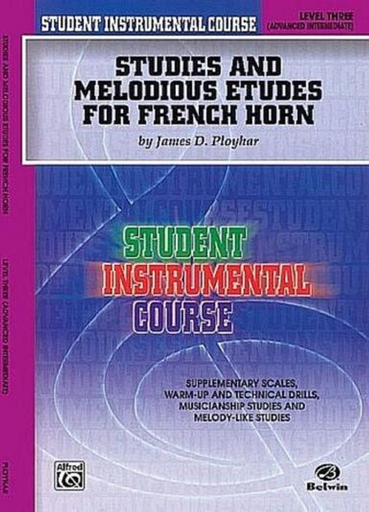 Student Instrumental Course Studies and Melodious Etudes for French Horn: Level III