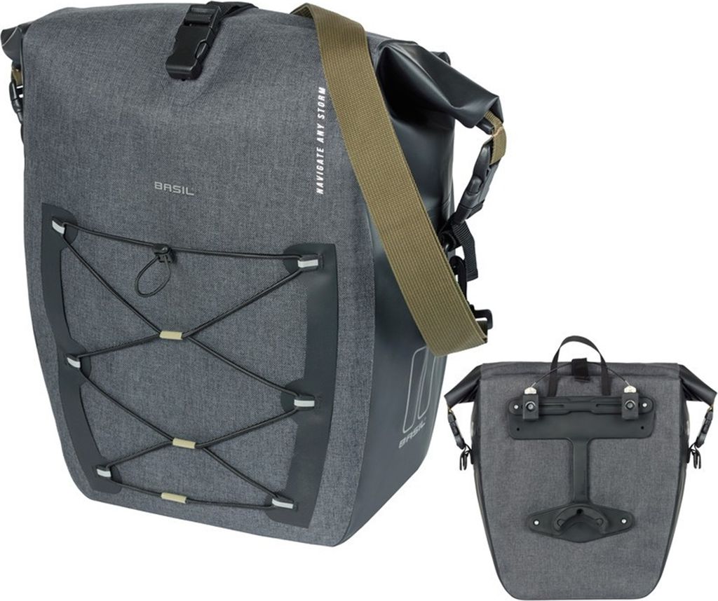 Borsa BASIL "Navigator Storm MIK Studs L", grigio Immagine del prodotto 