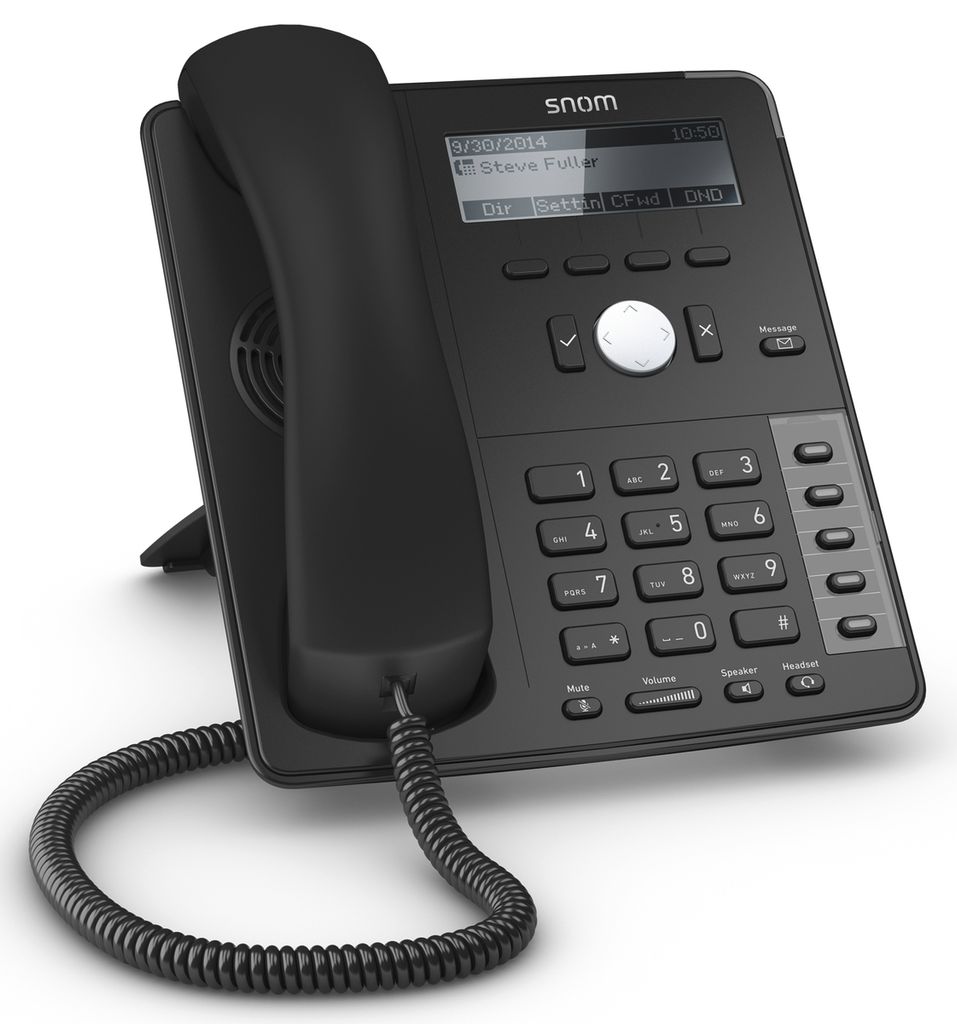 Snom D715 - telefon VoIP - funkcja połączeń trójstronnych Zdjęcie produktu 