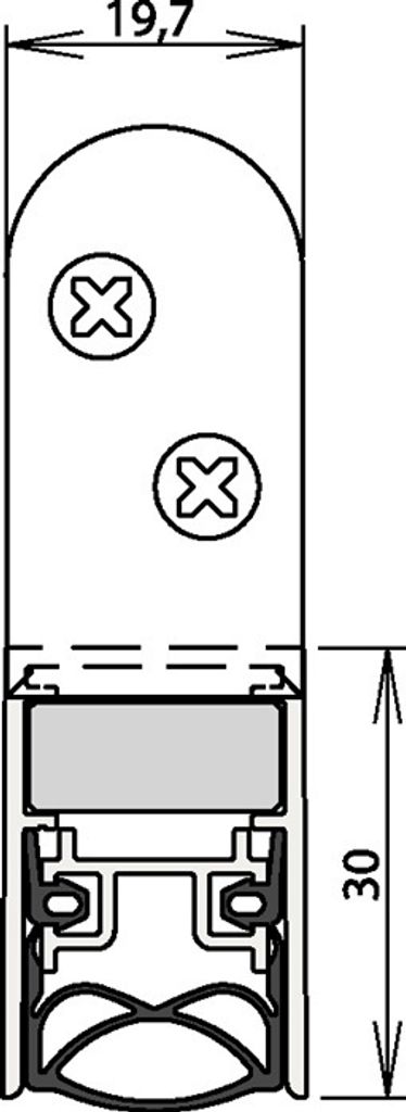 guarnizione athmer per porte Schall-Ex Ultra WS 1-290 Immagine del prodotto 