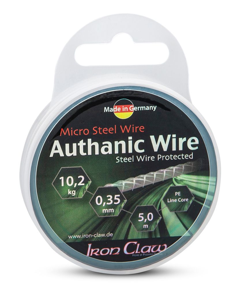 Iron Claw Vorfach Authanic Wire Länge m: 5; Tr.-Kr. kg: 13,6