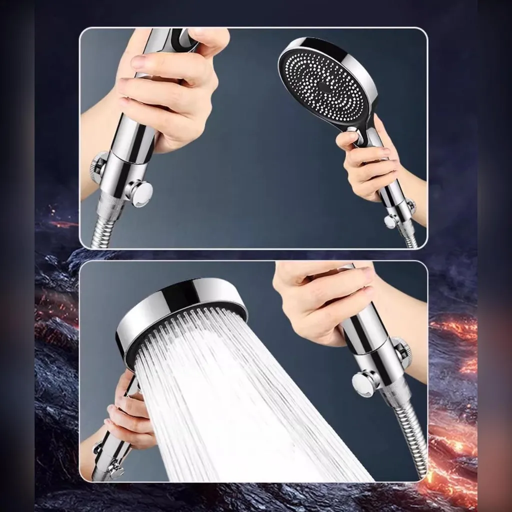 OFFERTA 2X Valvola Doccia INF Argento - Stop Acqua Istantaneo ABS - 3