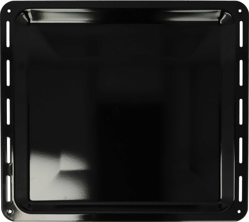 vhbw Backblech kompatibel mit AEG 94971285302, 94971274604, 94971274605 Backofen - 42,2 x 37,6 x 2 cm, Antihaftbeschichtet, Emailliert Schwarz