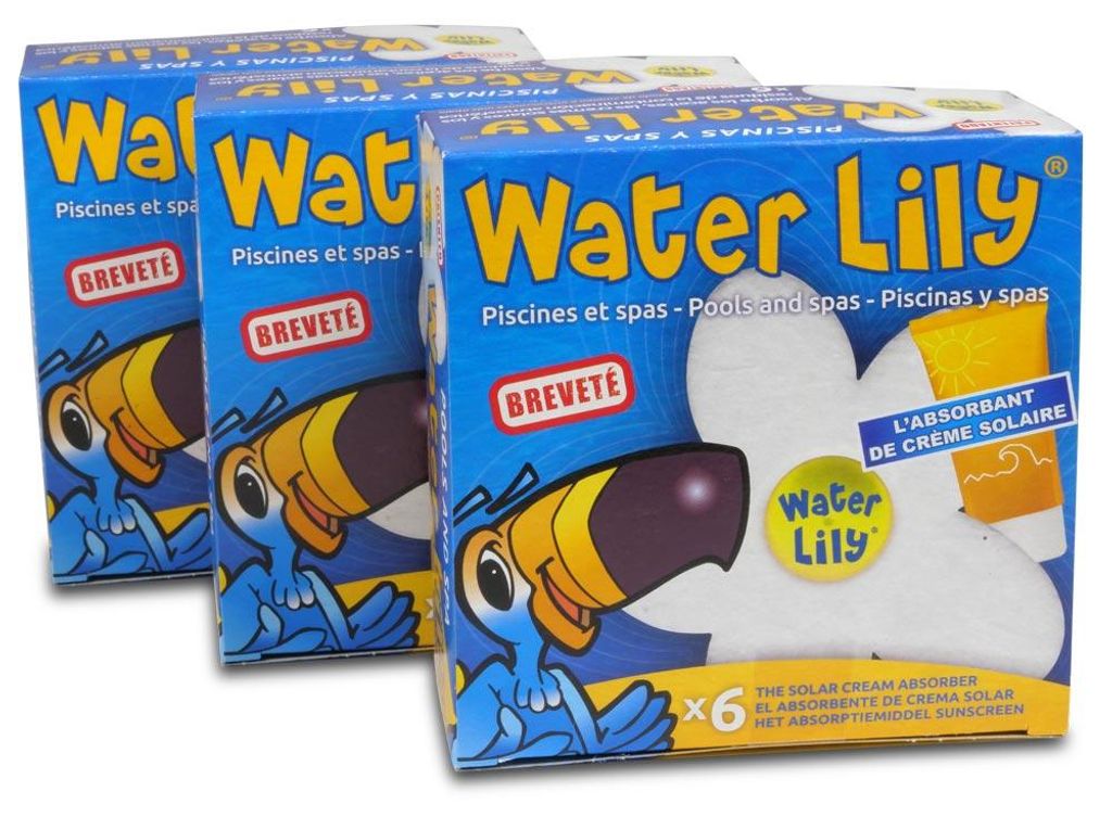 3 Pack. Water Lily zur Reinhaltung der Wasseroberfläche (= Produktbild 