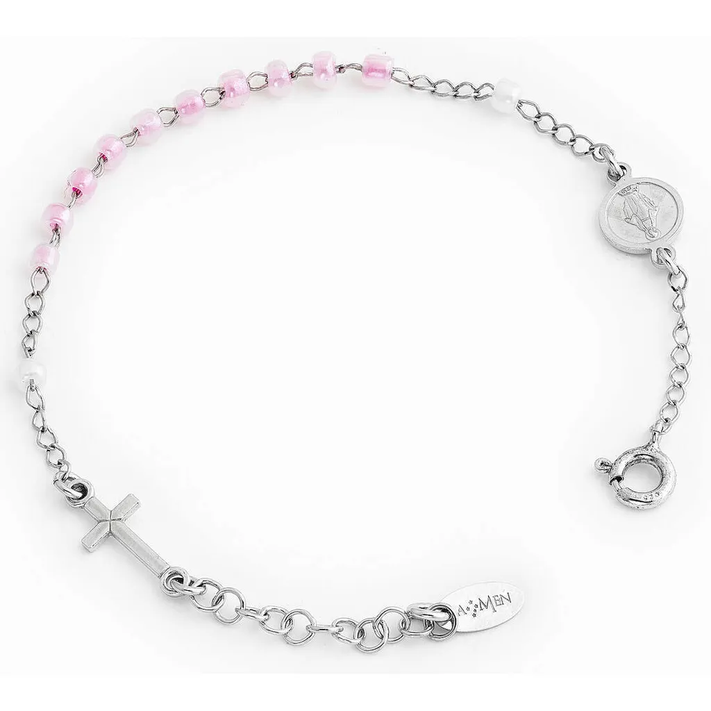 Bracciali con ciondoli fissi Collezione Amen Silver - bambino