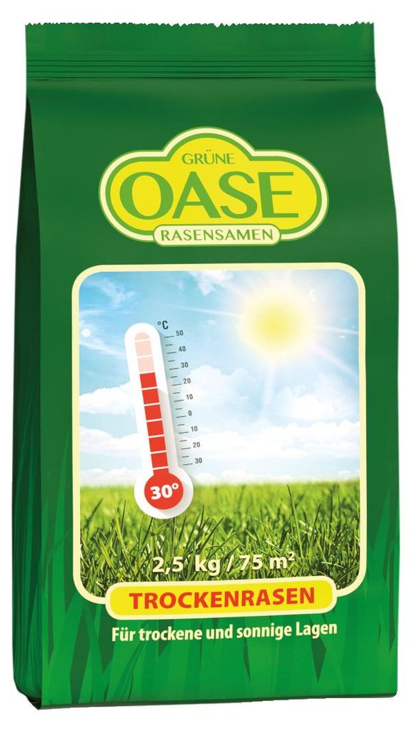 Artikelbild 1 von 'Trockenrasen (2,5 kg)' aus der Kategorie Rasensamen