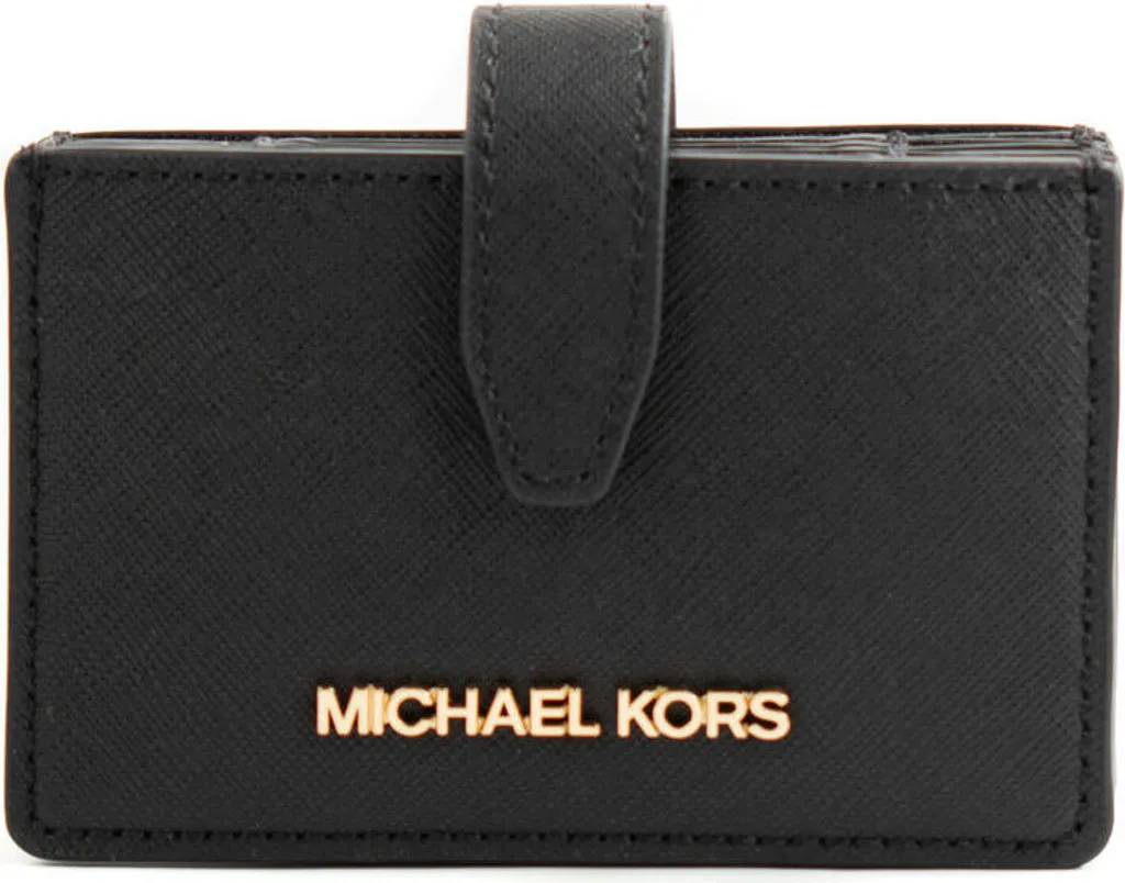 Mini Portafoglio Michael Kors 35F2GTVD0L Nero | Porta Carte Pelle Donna