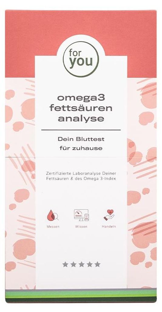 for you omega 3 test – fettsäuren analyse Produktbild 