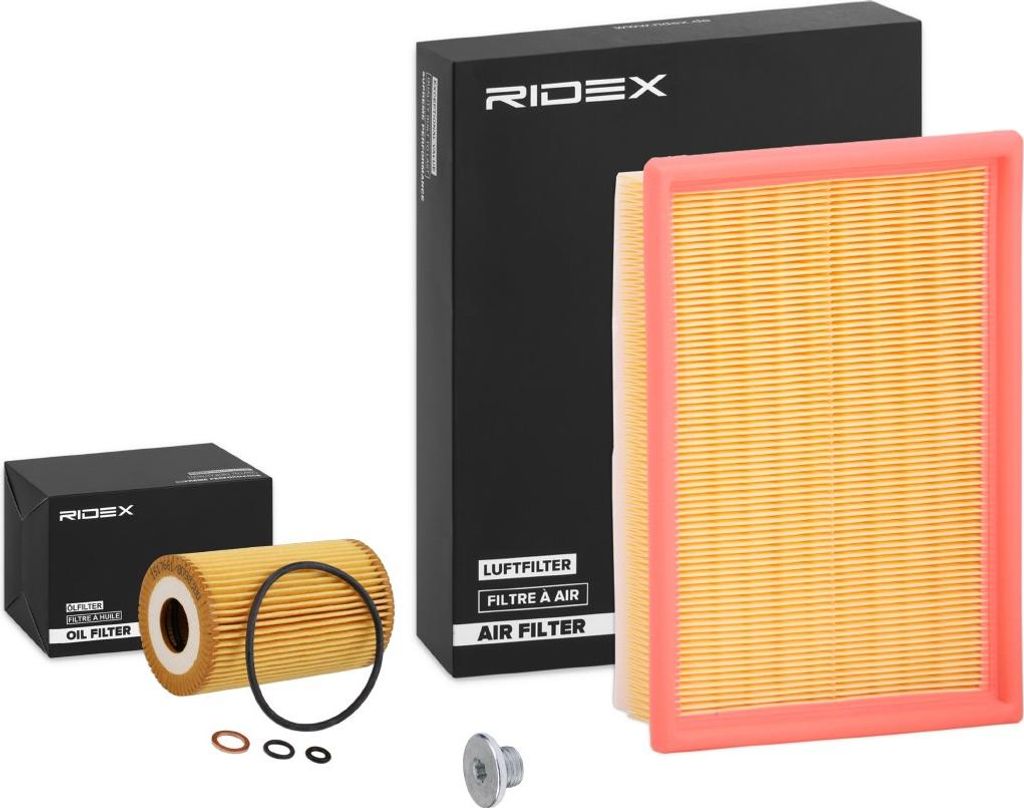 RIDEX Filterset Inspektionspaket Filtersatz für BMW 3 Limousine (E46) 3 Touring (E46) 3 Coupe (E46)